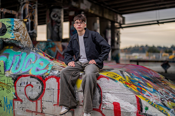 Senior Portrait Tacoma Tideflats